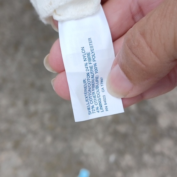 GAP Lace 3/4 Sleeve Dress, cream, side zip, sz 10 - Picture 7 of 9